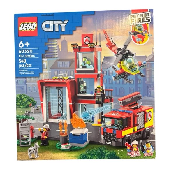 LEGO City 60320 Fire Station Building Set New & Factory Sealed RETIRED - Picture 1 of 3
